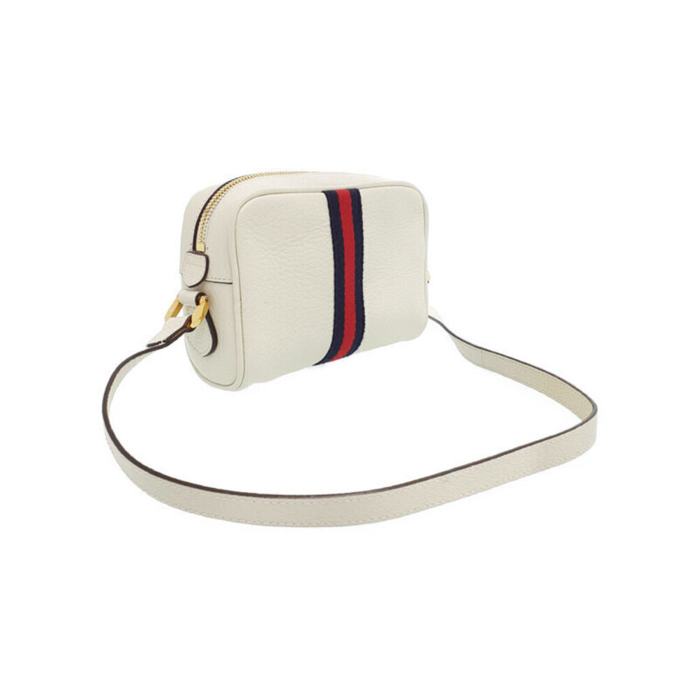 Gucci GG White Bag Supreme Canvas Ophidia Shoulder Camera
